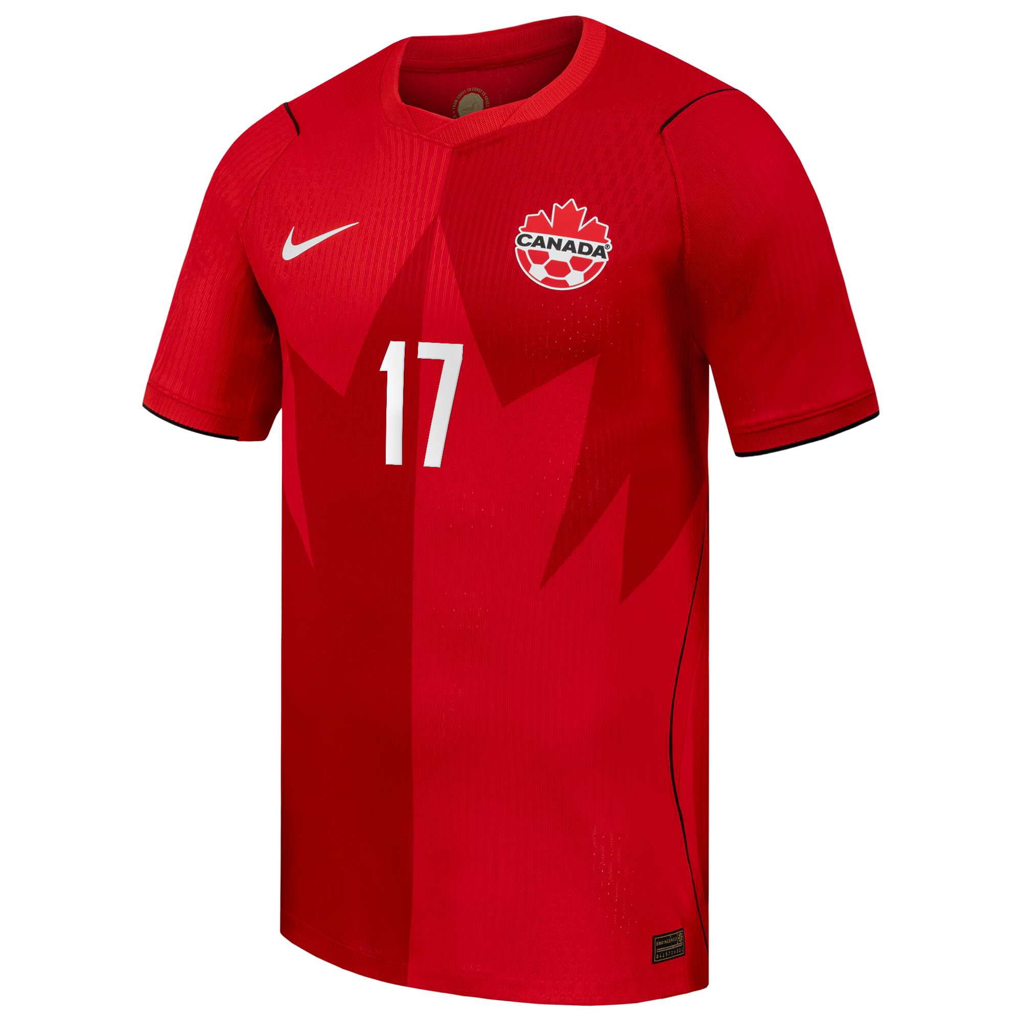 Tajon Buchanan Canada Soccer Custom 2026 Home Match Authentic Jersey - Red - Jersey Teams World