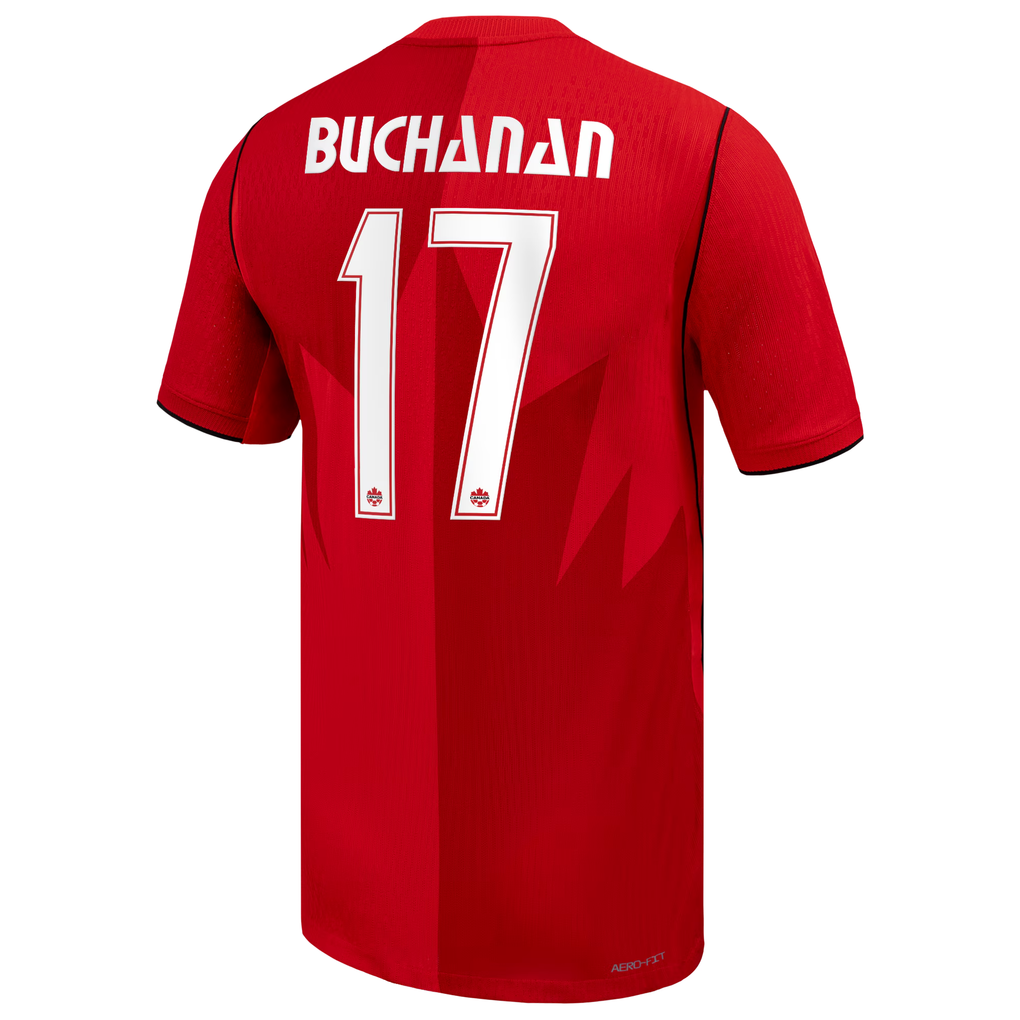 Tajon Buchanan Canada Soccer Custom 2026 Home Match Authentic Jersey - Red - Jersey Teams World