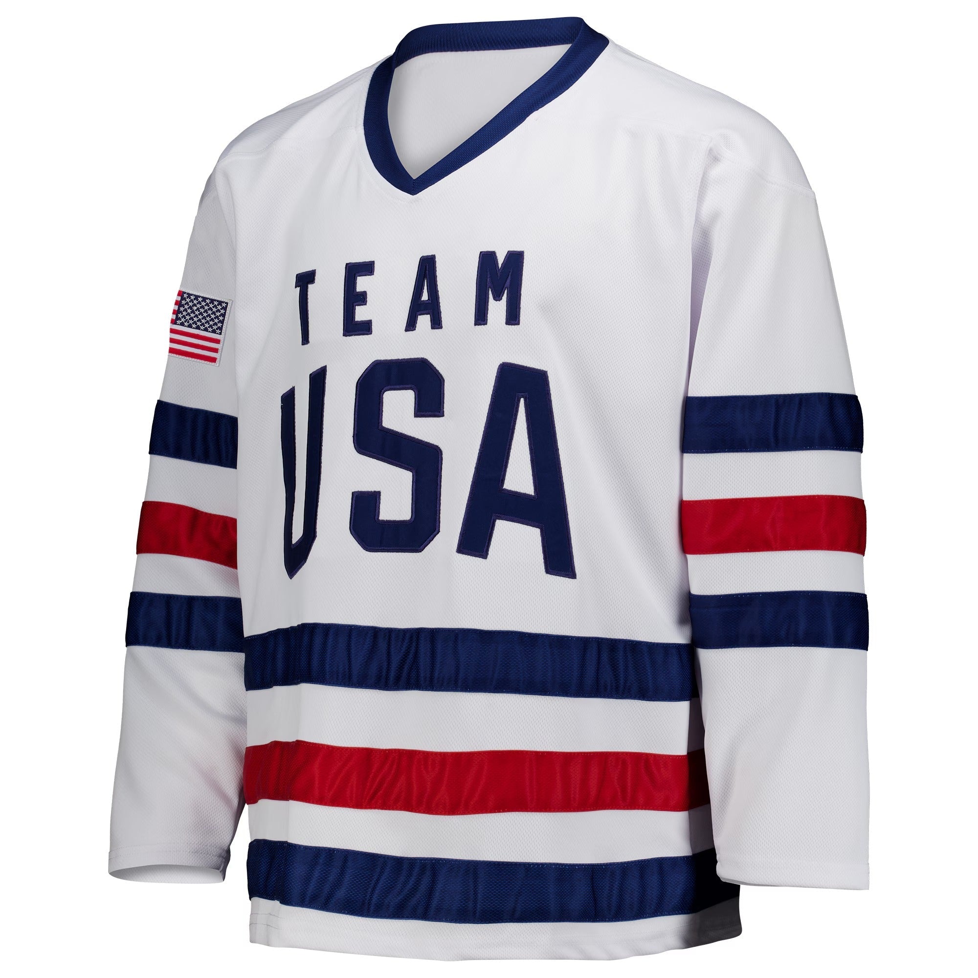 Team USA Unisex Elite Ice Hockey Jersey – Limited Edition – White/Navy/Red - Jerseys Teams