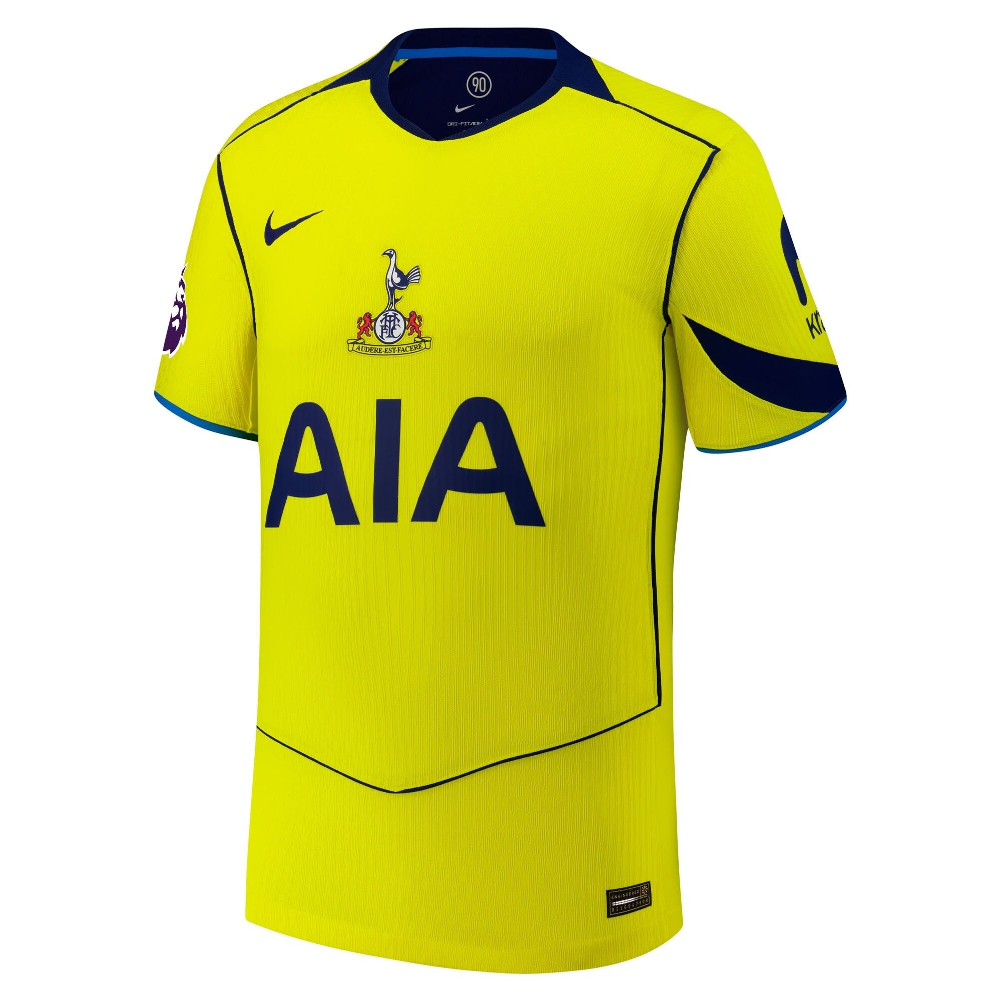 Tottenham Hotspur Jerseys Teams2025/26 Third Customized Jersey - Yellow