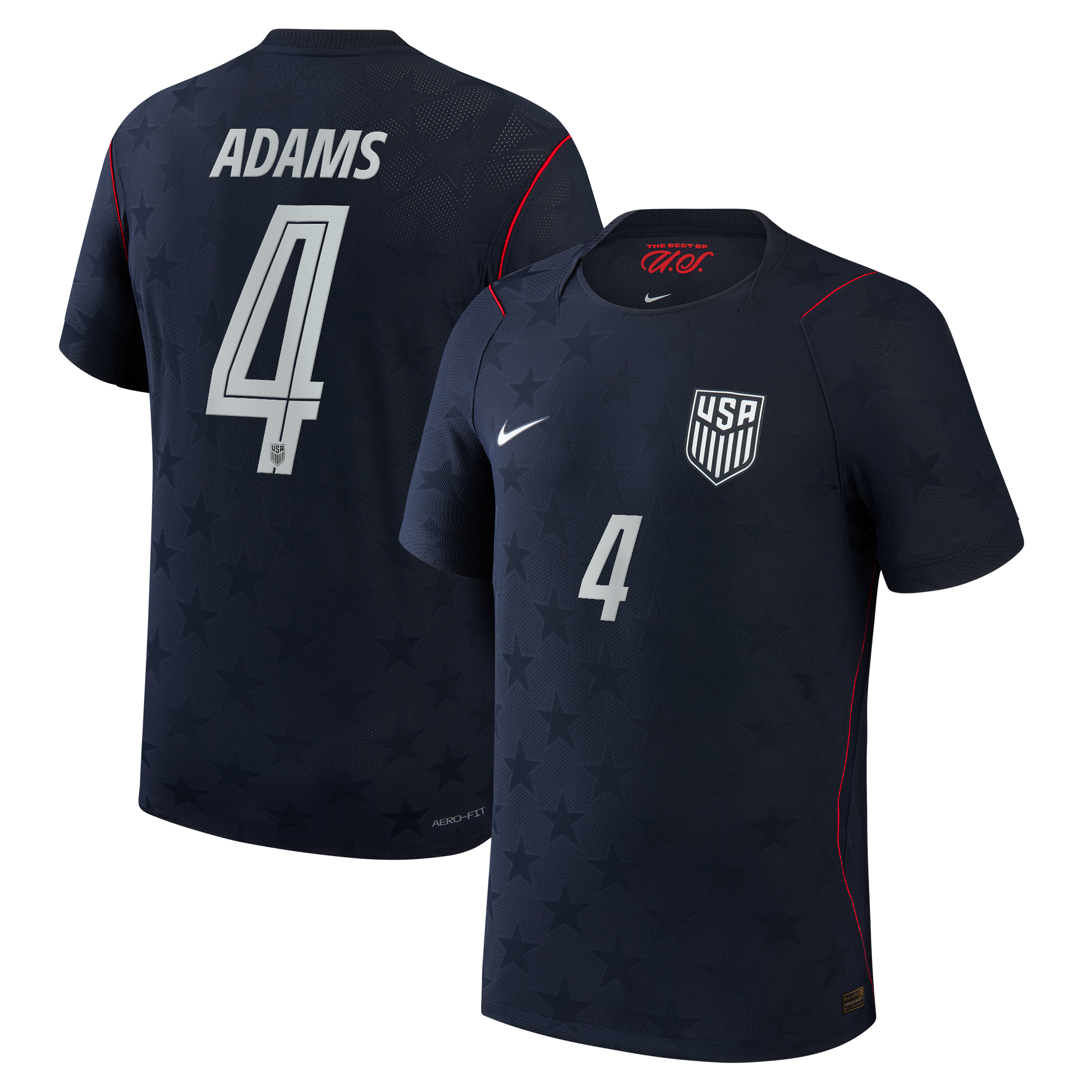 Tyler Adams USMNT 2026 Away Match Jersey Blue | Jerseys TeamsUSA Soccer Jersey - Jerseys Teams