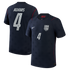 Tyler Adams USMNT 2026 Away Match Jersey Blue | Jerseys TeamsUSA Soccer Jersey - Jerseys Teams