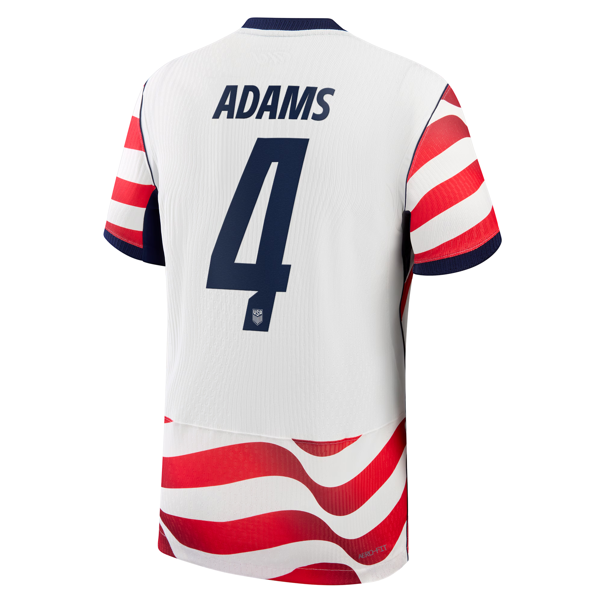Tyler Adams USMNT 2026 Home Match Jersey White | Jerseys TeamsUSA Soccer Jersey - Jerseys Teams
