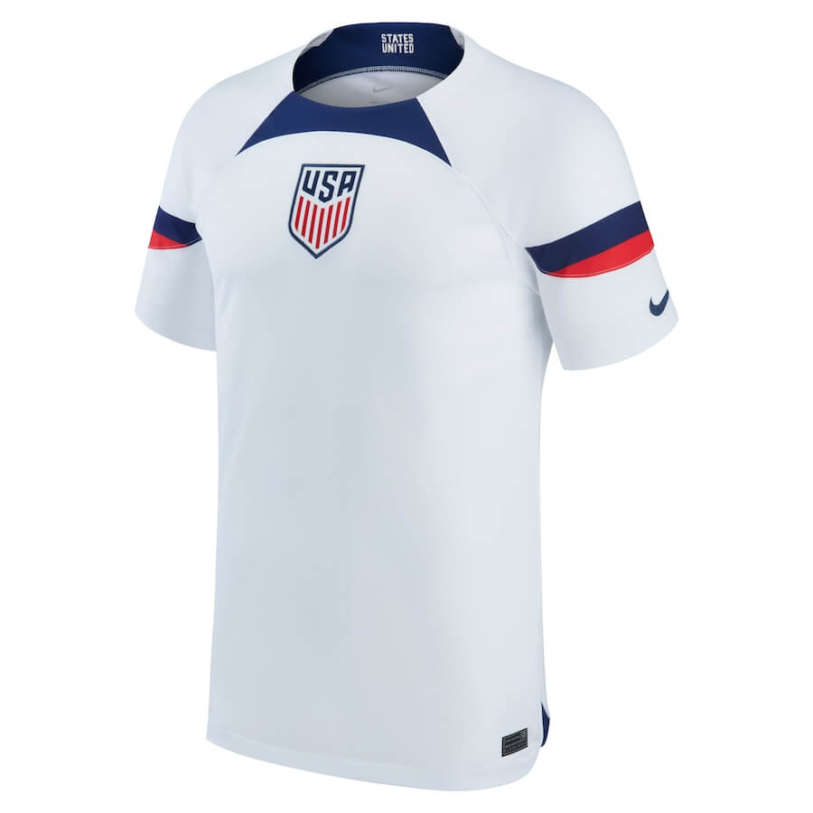USA National Team Home Stadium Shirt 2022  customized Jersey Unisex White - Jerseys Teams