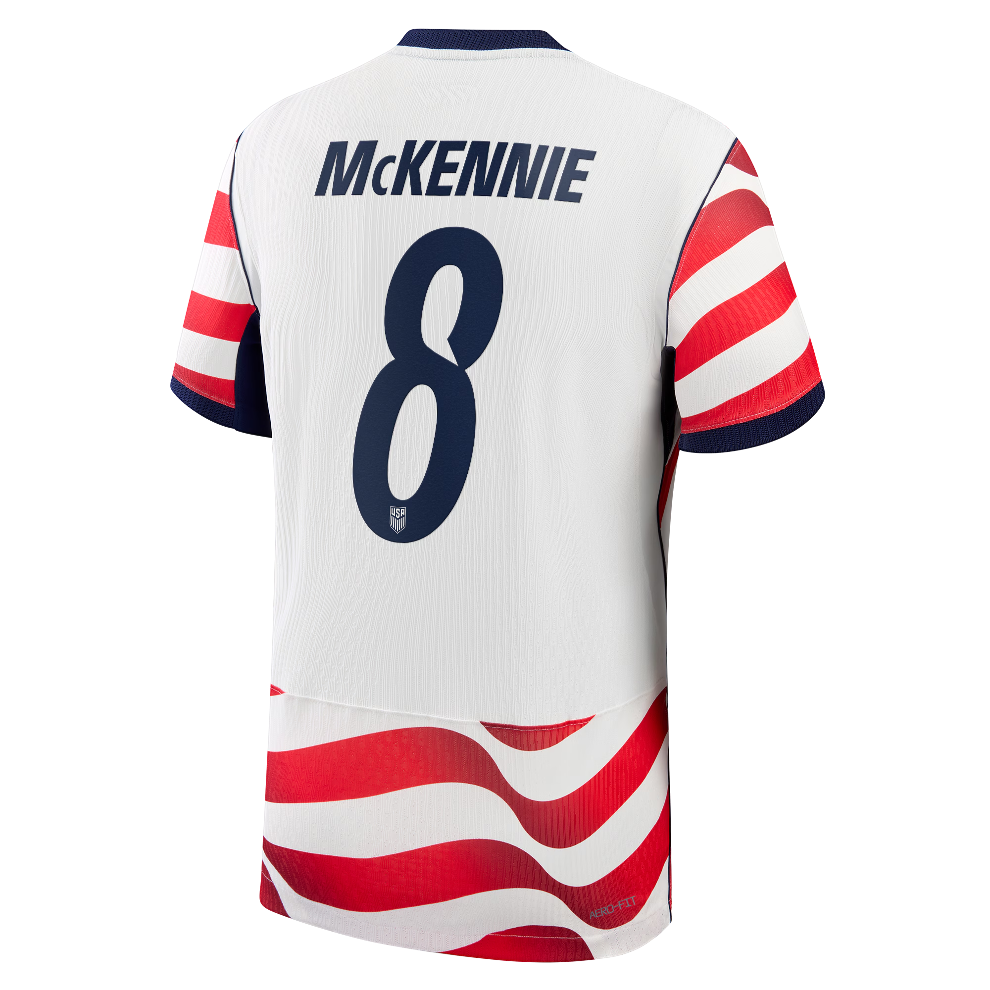 Weston McKennie USMNT 2026 Home Match Jersey White | Jerseys TeamsUSA Soccer Jersey - Jerseys Teams