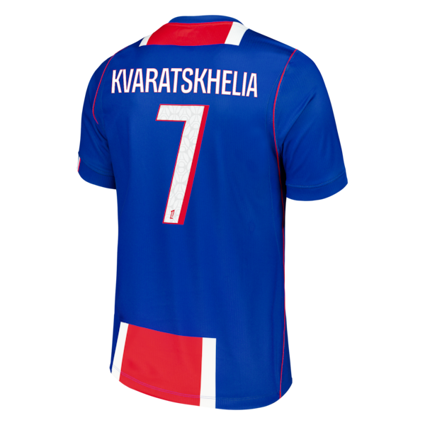 Jerseys Teams Khvicha Kvaratskhelia Paris Saint-Germain 2026/27 Home Stadium Replica Jersey Blue