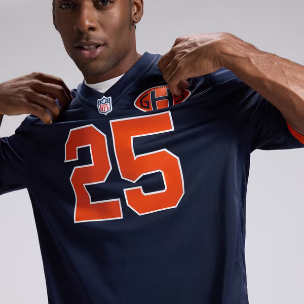 Kyle Monangai Chicago Bears Nike 2026 Rivalries Collection Game Jersey - Navy