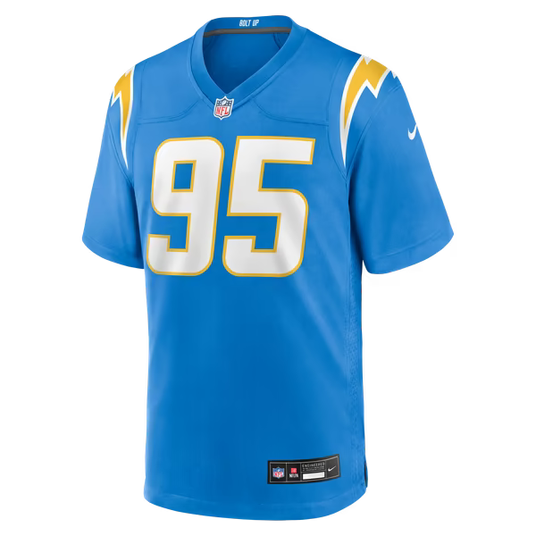 Jerseys Teams Jefferson Los Angeles Chargers Jerseys Teams Team Game Jersey - Powder Blue