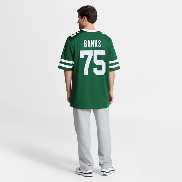 Brant Banks New York Jets Nike Team Game Jersey - Legacy Green