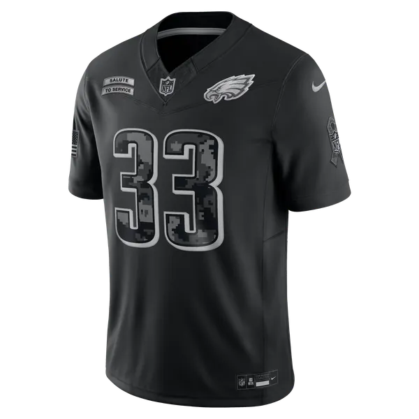 Cooper DeJean Philadelphia Eagles Jerseys Teams 2026 Salute to Service Stitched Limited Jersey - Black