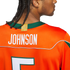 Andre Johnson Miami Hurricanes Jerseys Teams Home It's Back Premier Jersey - Orange