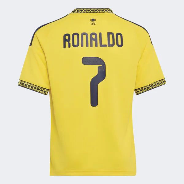 Cristiano Ronaldo Al-Nassr FC Jerseys Teams Youth 2026/27 Home Replica Jersey - Yellow
