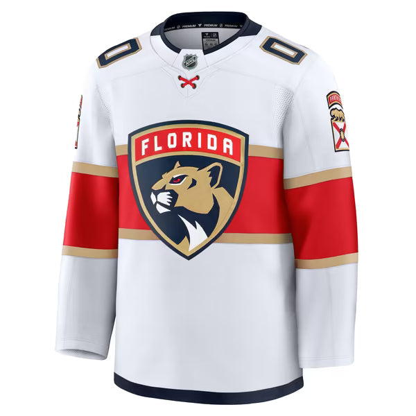 Jerseys Teams Florida Panthers Fanatics Away Premium Custom Jersey - White