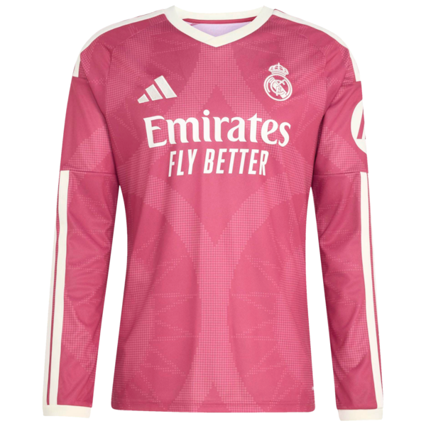 Real Madrid adidas 2026/27 Third Replica Custom Long Sleeve Jersey - Pink