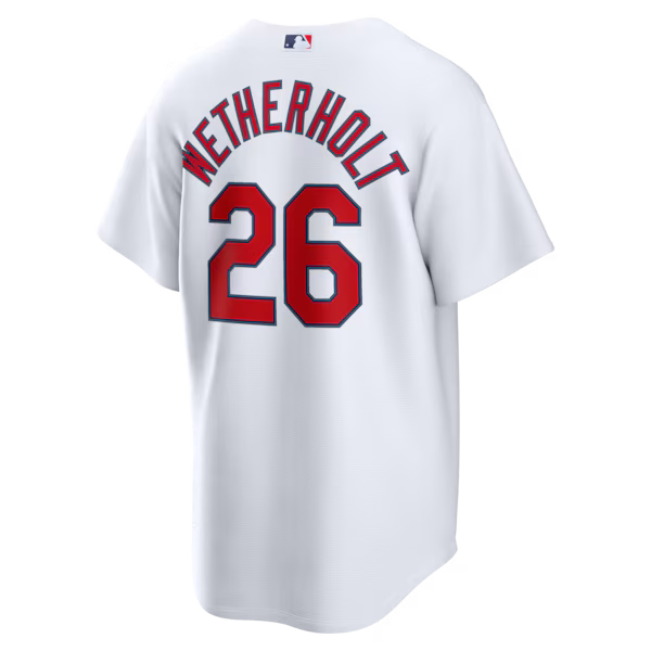 JJ Wetherholt St. Louis Cardinals Jerseys Teams Home Replica Jersey - White