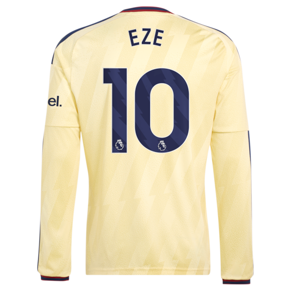Eberechi Eze Arsenal Jerseys Teams 2026/27 Third Replica Long Sleeve Jersey - Yellow