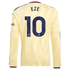Eberechi Eze Arsenal Jerseys Teams 2026/27 Third Replica Long Sleeve Jersey - Yellow