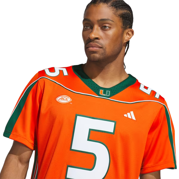 Andre Johnson Miami Hurricanes Jerseys Teams Home It's Back Premier Jersey - Orange