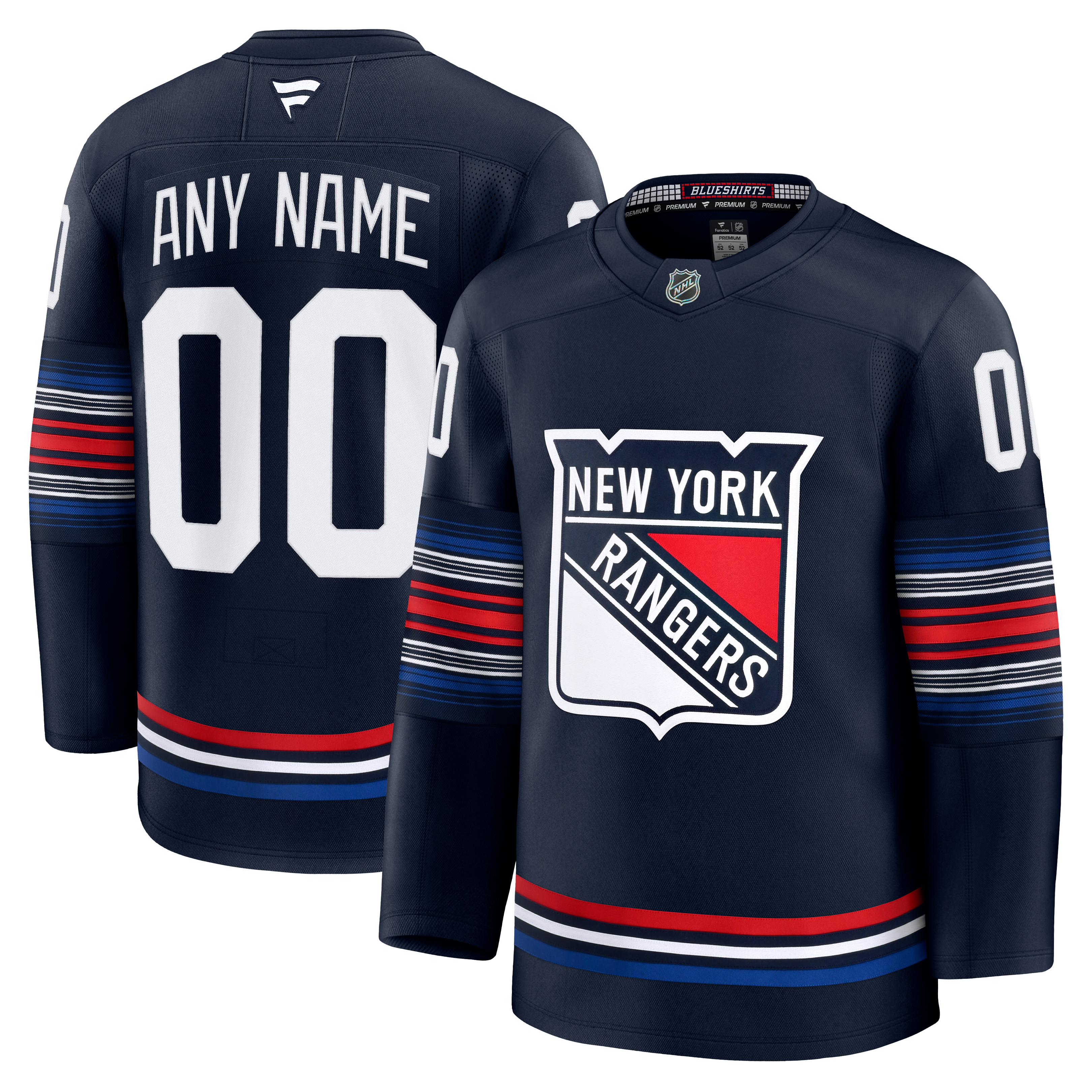 Jerseys Teams Fanatics New York Rangers Alternate Custom Jersey