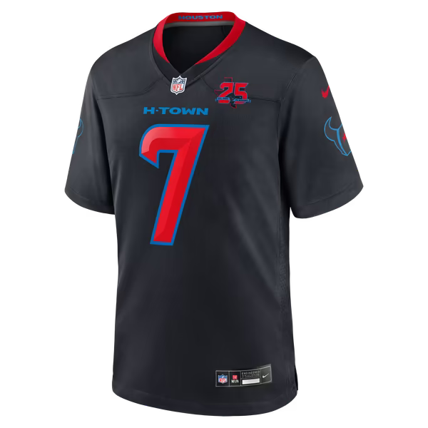 C.J. Stroud Houston Texans Jerseys Teams Alternate 2 25th Season Game Jersey - Navy