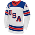 Jerseys Teams Nike Quinn Hughes US Hockey 2026 Away Jersey - White