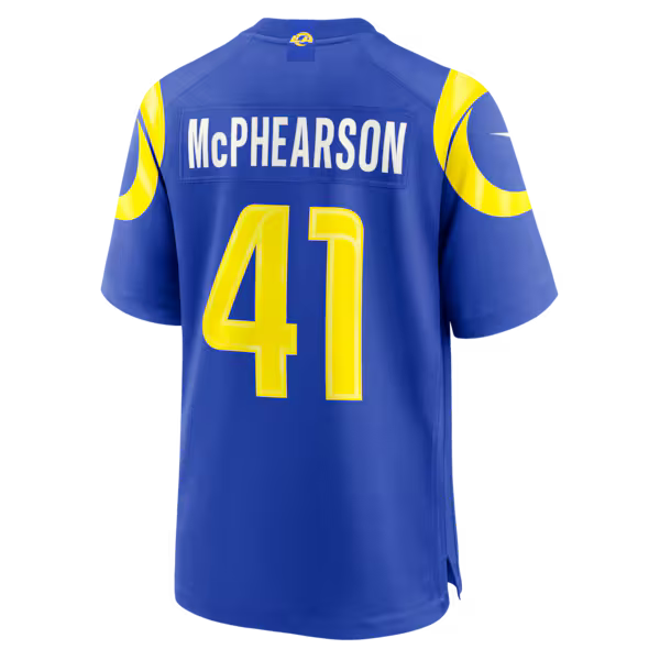 Zech McPhearson Los Angeles Rams Jerseys Teams Team Game Jersey - Royal