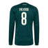 Federico Valverde Real Madrid Jerseys Teams 2026/27 Away Replica Long Sleeve Jersey - Green