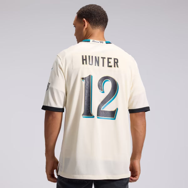 Travis Hunter Jacksonville Jaguars Jerseys Teams 2026 Rivalries Collection Game Jersey - Natural
