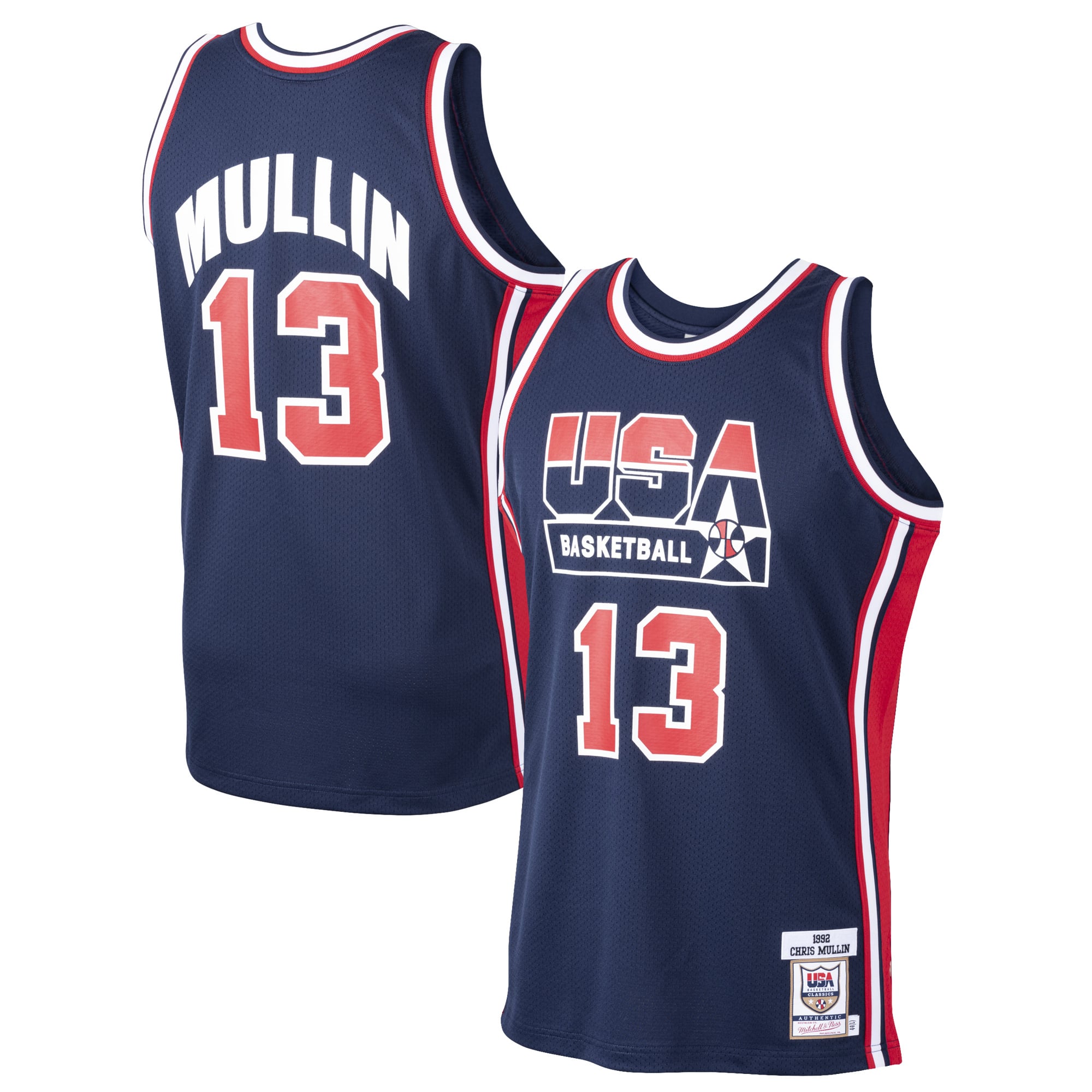 Jerseys Teams Mitchell & Ness Chris Mullin 1992 Dream Team Jersey Navy