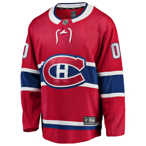Jerseys Teams Montreal Canadiens Fanatics Home Breakaway Custom Jersey Red