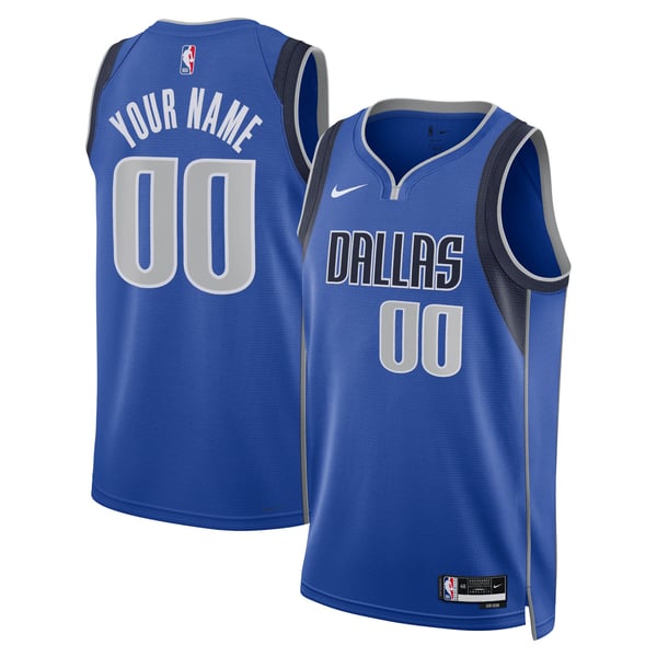 Jerseys Teams Nike Unisex Dallas Mavericks Swingman Custom Jersey Blue