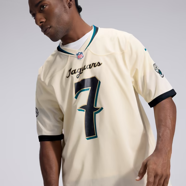 Brian Thomas Jr. Jacksonville Jaguars Jerseys Teams 2026 Rivalries Collection Game Jersey - Natural