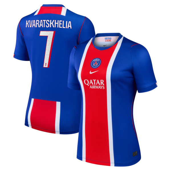 Nike Khvicha Kvaratskhelia Paris Saint-Germain 2026/27 Home Stadium Replica Jersey Blue