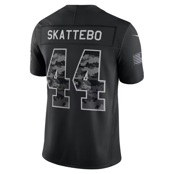 Cam Skattebo New York Giants Jerseys Teams 2026 Salute to Service Stitched Limited Jersey - Black