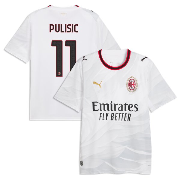 Christian Pulisic AC Milan Jerseys Teams 2026/27 Away Replica Jersey - White