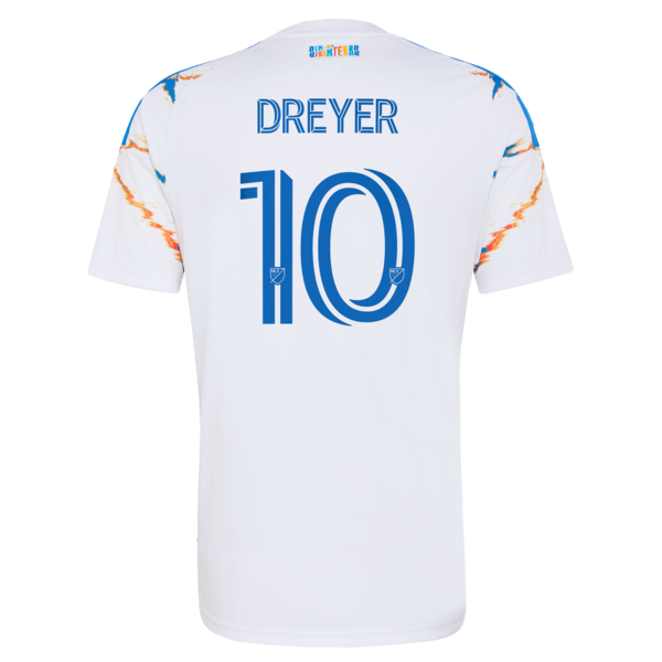 Anders Dreyer San Diego FC Jerseys Teams  2026 Unprecedented Unity Kit Replica Jersey - White