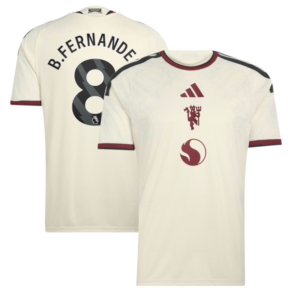 Bruno Fernandes Manchester United Jerseys Teams 2026/27 Third Replica Jersey - Cream