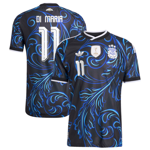 Jerseys Teams Angel Di Maria Argentina National Team 2026 Away Authentic Jersey Black
