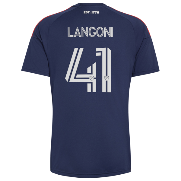Customized Luca Langoni New England Revolution 2026 Independence Day Replica Jersey Blue