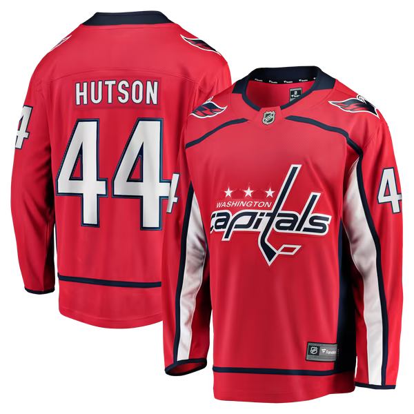 Jerseys Teams Cole Hutson Washington Capitals Fanatics Home Breakaway Jersey - Red