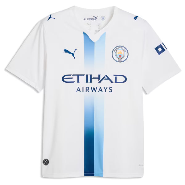 Manchester City Jerseys Teams 2026/27 Third Replica Custom Jersey - White