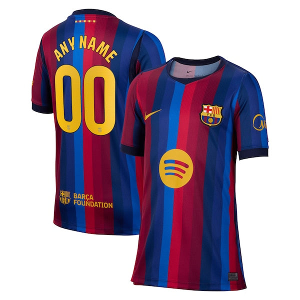 Jerseys Teams Barcelona 2026/27 Home Stadium Replica Custom Youth Jersey Red