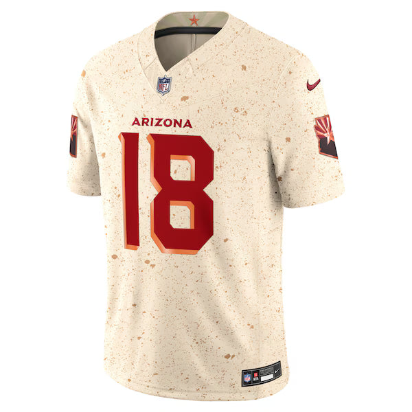 Marvin Harrison Jr. Arizona Cardinals Jerseys Teams 2025 Rivalries Collection Stitched Limited Jersey - Natural