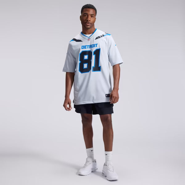 Calvin Johnson Detroit Lions Nike 2026 Rivalries Collection Game Jersey - Silver