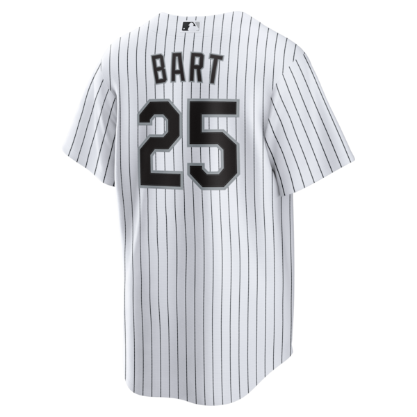 Joey Bart Chicago White Sox Jerseys Teams Home Replica Jersey - White