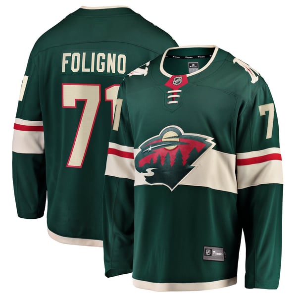 Jerseys Teams Nick Foligno Minnesota Wild Fanatics Home Jersey