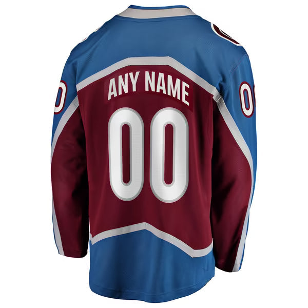 Jerseys Teams Colorado Avalanche Fanatics Home Breakaway Custom Jersey