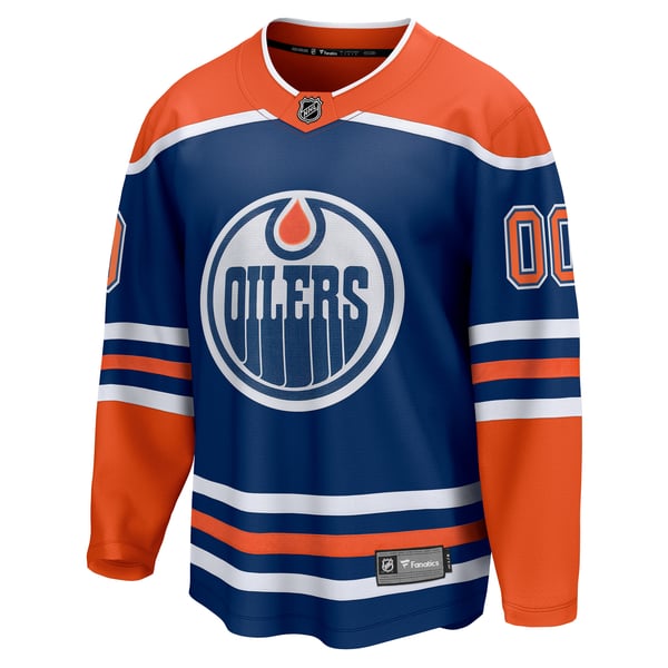 Jerseys Teams Edmonton Oilers Fanatics Home Breakaway Custom Jersey