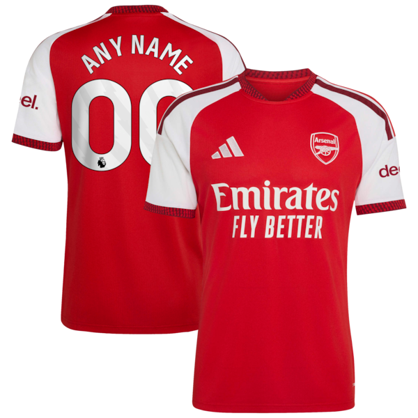 Jerseys Teams Arsenal 2026/27 Home Replica Custom Jersey Red