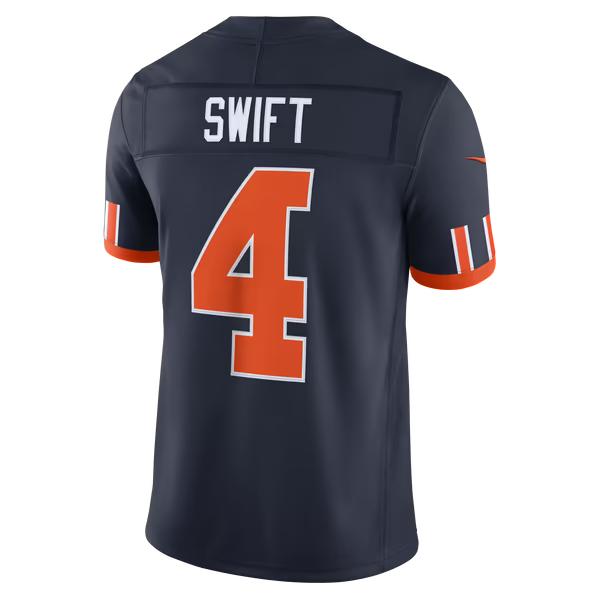 D'Andre Swift Chicago Bears Nike 2026 Rivalries Collection Game Jersey - Navy